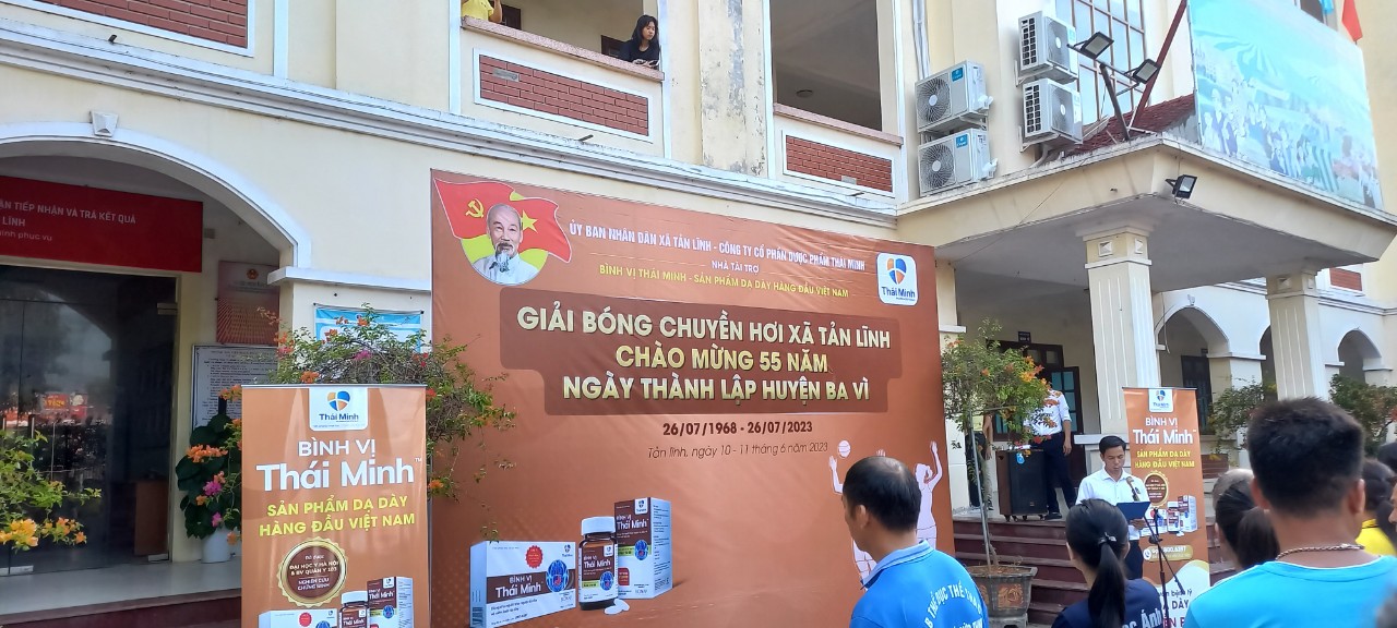 UBND XÃ TẢN LĨNH TỔ CHỨC GIẢI BÓNG TRUYỀN HƠI NAM - NỮ MỞ RỘNG CHÀO MỪNG 55 NĂM NGÀY THÀNH LẬP HUYỆN BA VÌ