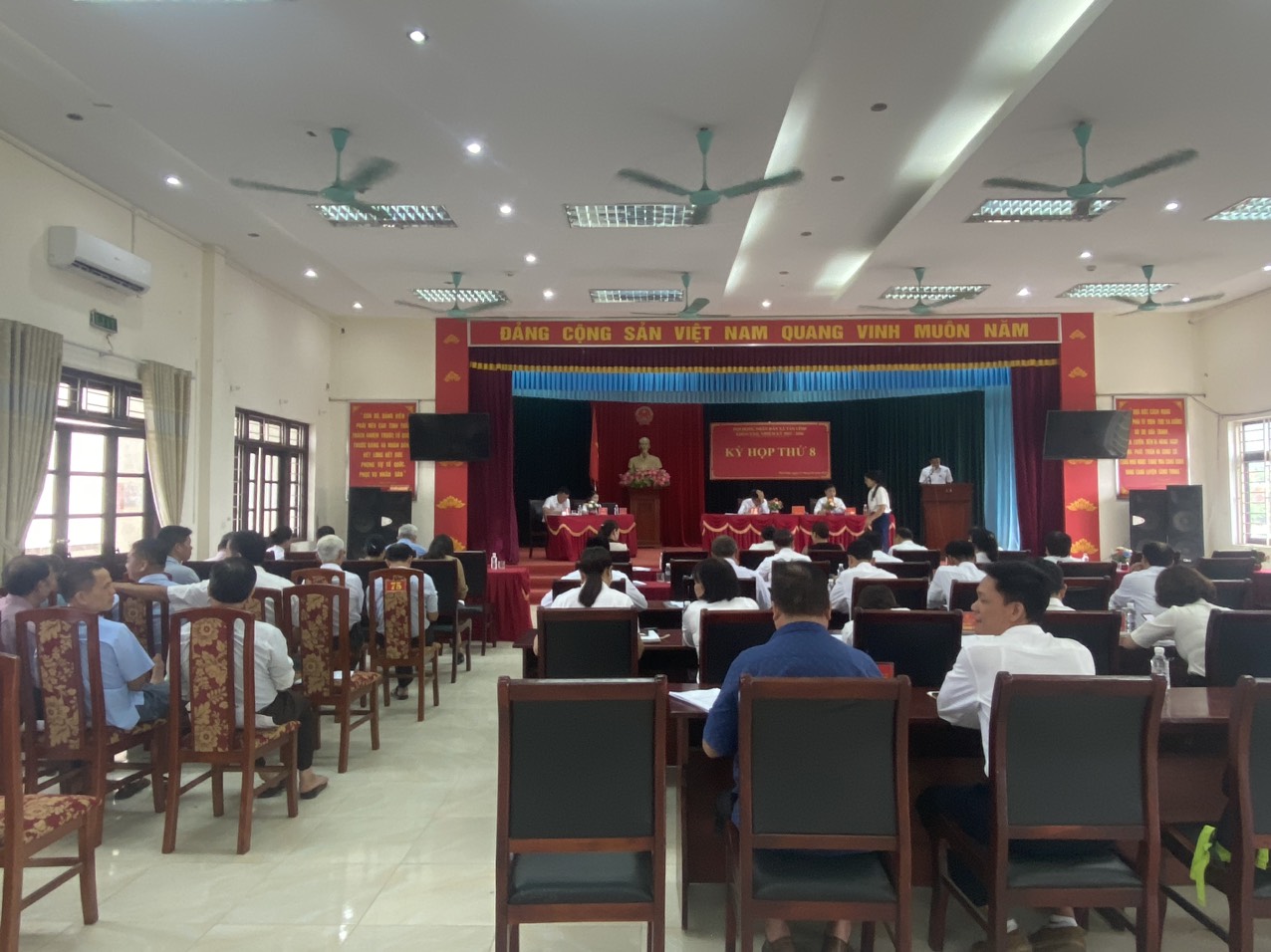 HĐND xã Tản Lĩnh tổ chức kỳ họp thứ 8