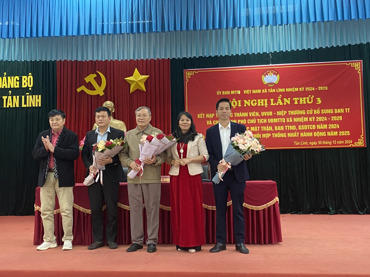UBMTTQ xã Tản Lĩnh tổ chức hội nghị lần thứ 3